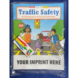 Promotional Traffic Safety Coloring Book Fun Pack
