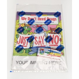 We Don't Need Drugs Coloring Book Fun Pack Logo Branded