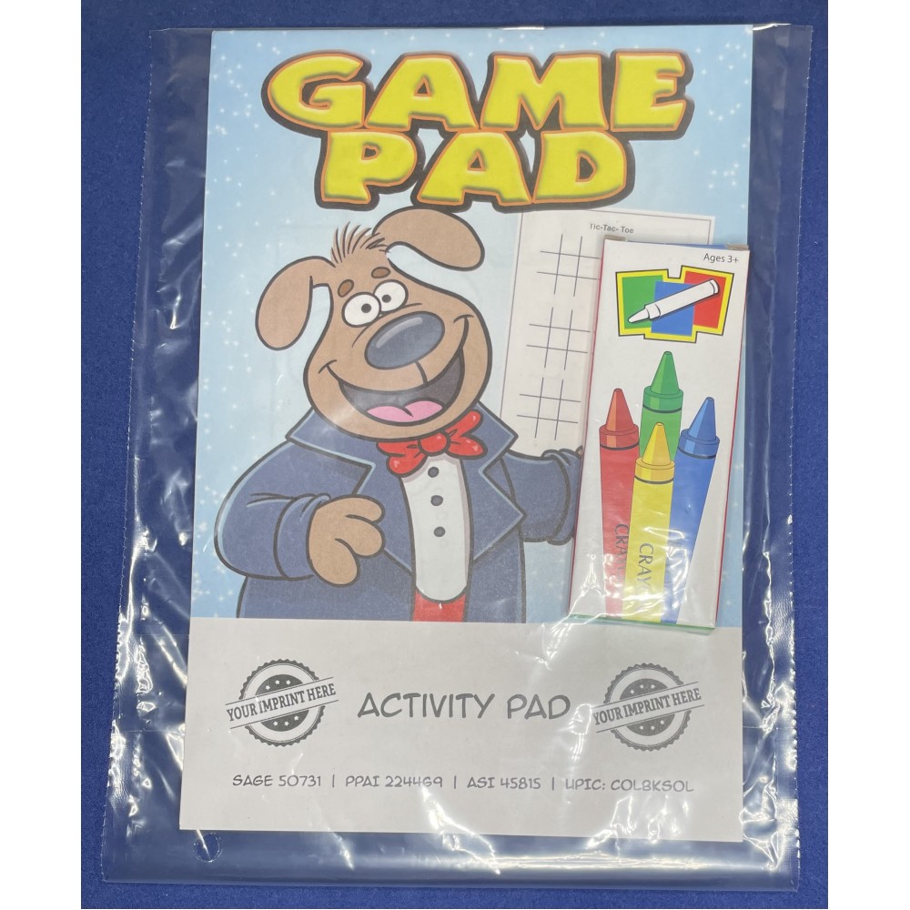 Game Pad Activity Pad Fun Pack with Logo Game Pad Activity Pad Fun Pack with Logo