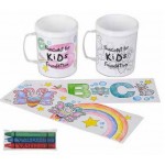 Custom Imprinted Mug & Crayon Set