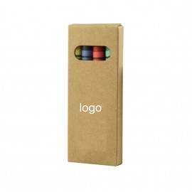 4 Piece Crayon Set with Logo