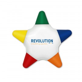 Personalized Liqui-Mark Crayo-Star 5-Color Crayon Star