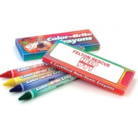 Color Brite Crayons (Spot Color) Logo Branded