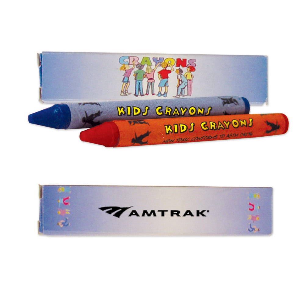 2 Pack Crayons Custom Printed