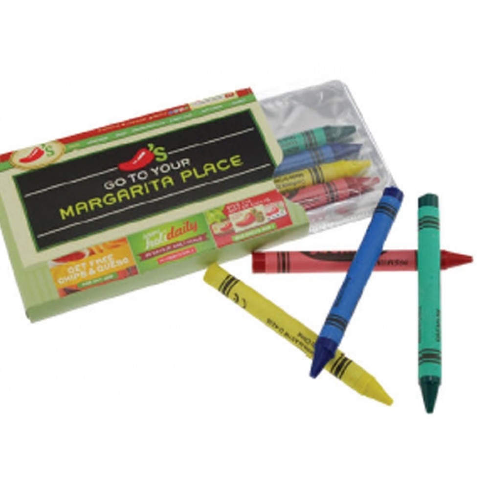Crayons in Sleeve Custom Imprinted