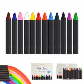 Custom Printed 12 Colors Crayons (Customized Packing Box)