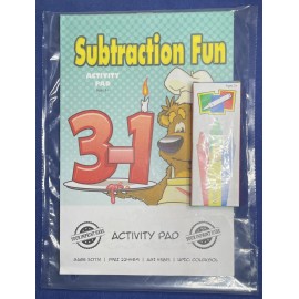 Custom Imprinted Subtraction Fun Activity Pad Fun Pack