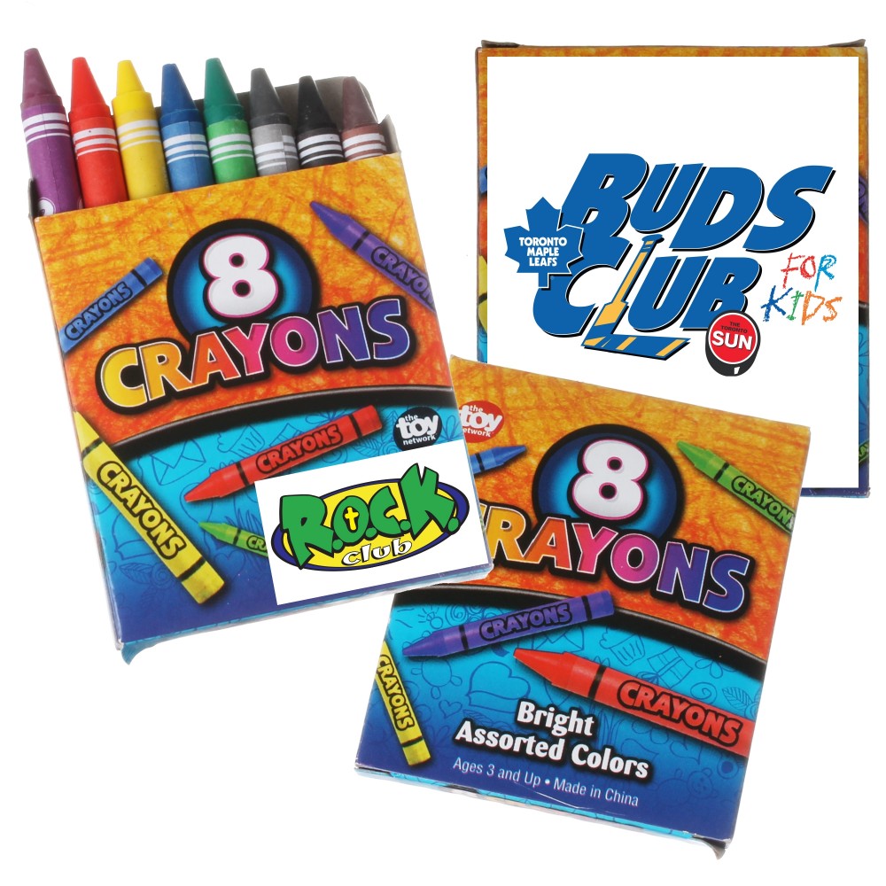 Custom Imprinted 8pk Crayons