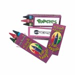 Custom Printed Jumbo Size Crayons 3 Pack