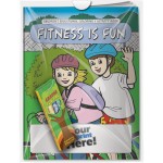 Combo Pack - Coloring Book & 4-Pack of Crayons (Imprinted) in a Poly Bag Logo Branded