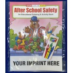 Custom Printed After School Safety Coloring Book Fun Pack