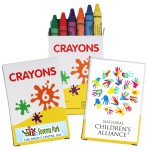 6pk Crayons Custom Imprinted