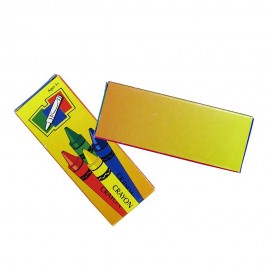 Logo Branded Crayon Box 4-Pack - No Imprint