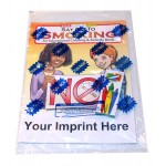 Custom Printed Say No to Smoking Coloring Book Fun Pack