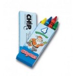 Customized 4 Count Christmas Crayon Pack