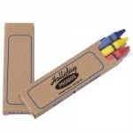 Prang Soy Economy Crayons 3 Pack (1 Side Imprint) Custom Imprinted
