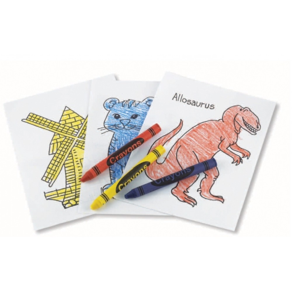 Logo Branded Kids Coloring Survival Kit