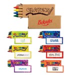 4 Pack Crayons Logo Branded
