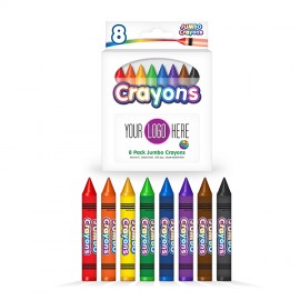 Liqui-Mark 8pk Jumbo Crayons - with FCD Logo Branded