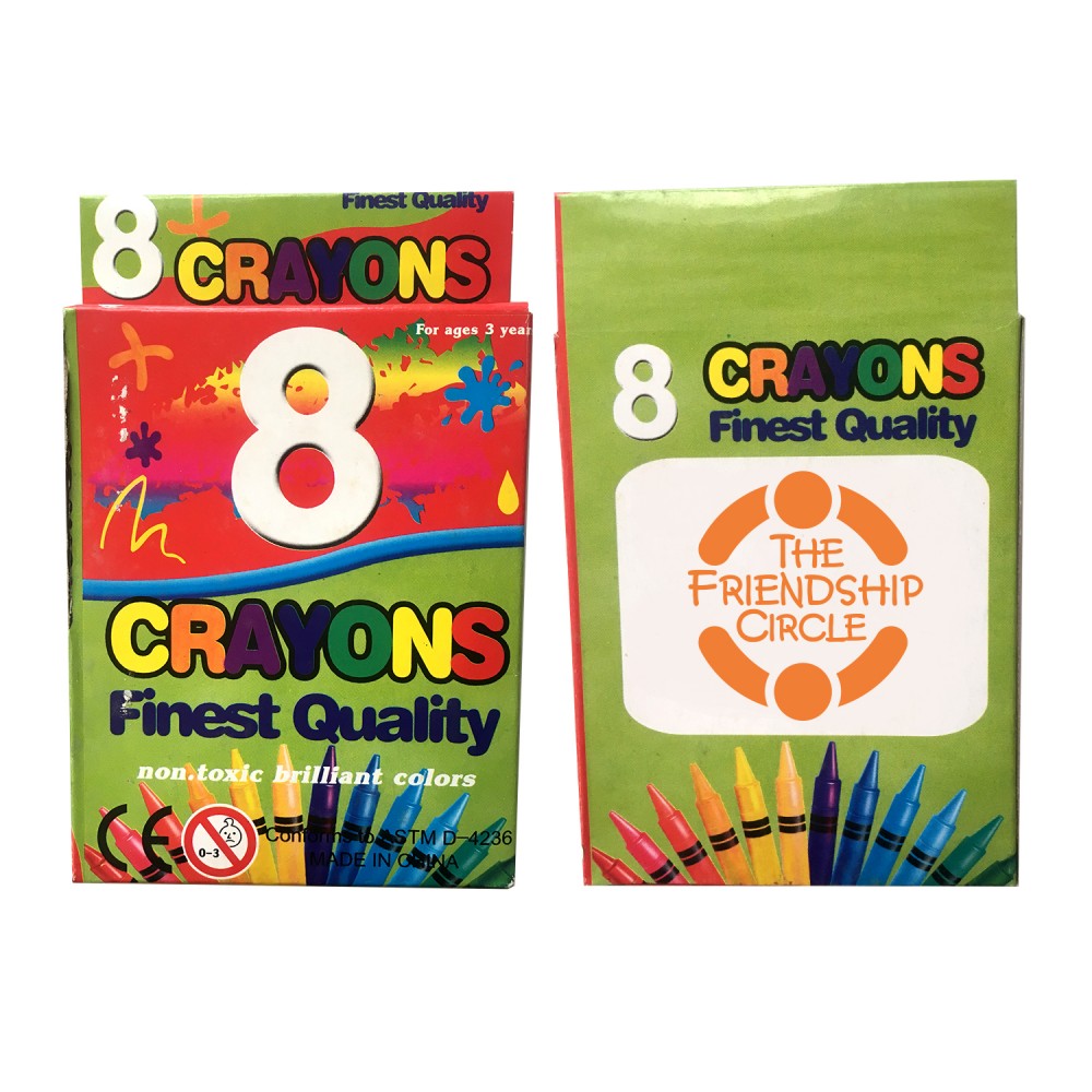 Logo Branded 8 Pack Crayons