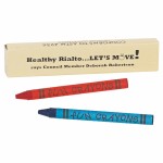 Crayons 2 Pack Close Out Logo Branded