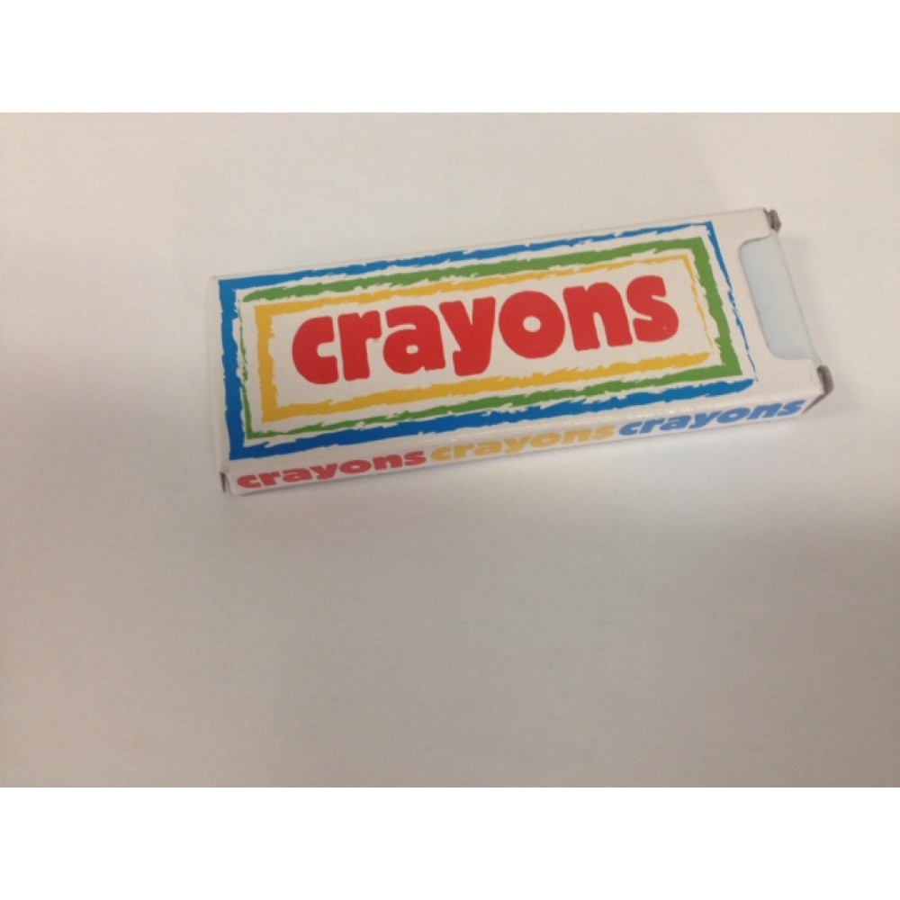 Custom Printed Crayon 4-Pack with logo from 1 COLOR to FULL COLOR