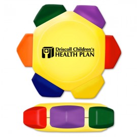 Liqui-Mark Crayo-Craze 6-Color Crayon Wheel (Yellow) with Logo