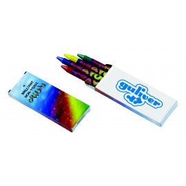 Logo Branded 4 Count Crayon Pack