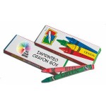 Custom Imprinted Crayons - 4 Pack Box