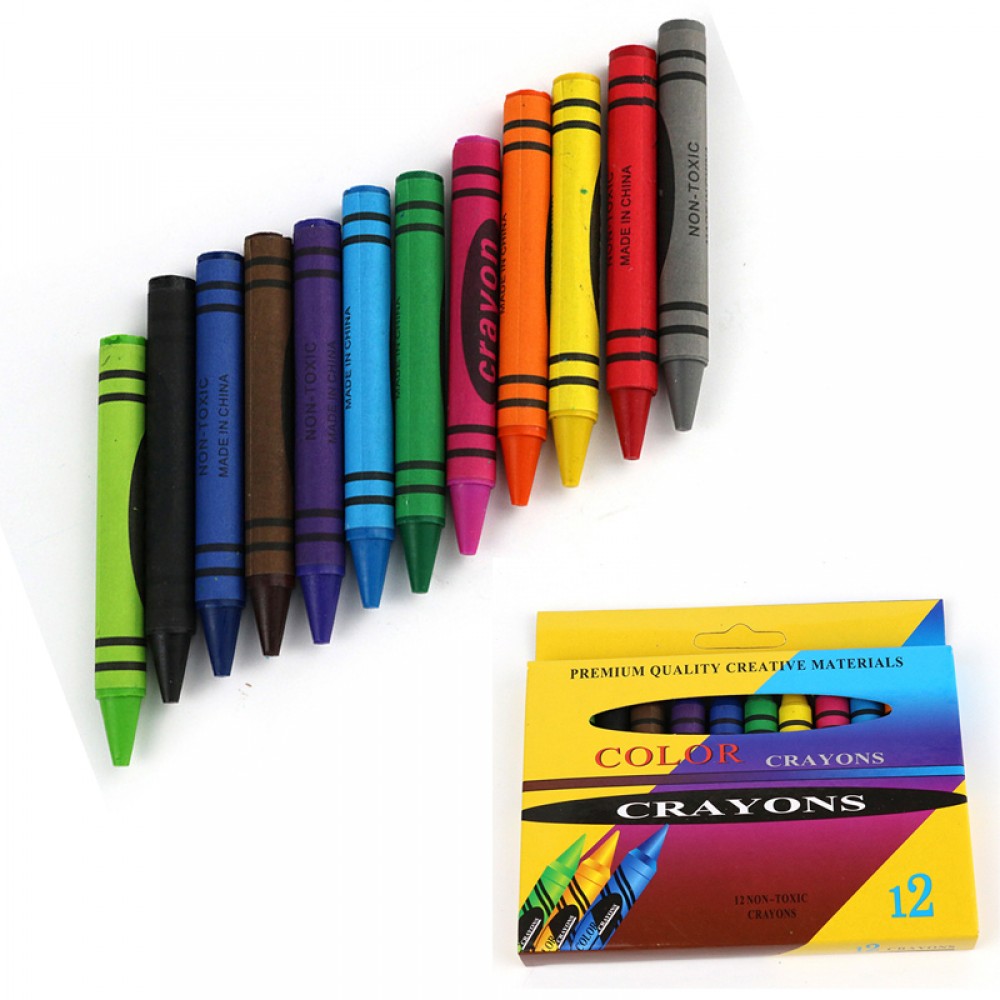 12-Piece Crayon Set Logo Branded -  | Crayons
