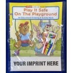 Logo Branded Play it Safe on the Playground Coloring Book Fun Pack