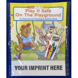 Logo Branded Play it Safe on the Playground Coloring Book Fun Pack