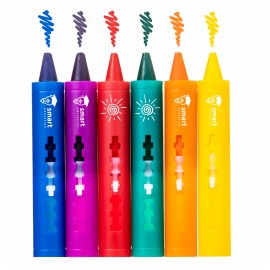 6-Pack Bathtub Crayon Set with Logo