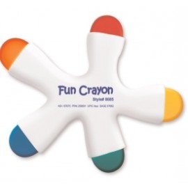 Liqui-Mark Fun Crayon 5-Color Crayon Logo Branded