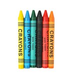 Washable 6-Piece Crayon Set with Logo