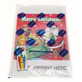 Merry Christmas Coloring & Activity Book Fun Pack Custom Printed