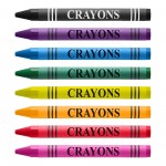 8 Pack Crayon Logo Branded