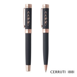 Custom Imprinted Cerruti 1881 Zoom Ballpoint & Rollerball Pen Gift Set  Custom Imprinted Cerruti 1881 Zoom Ballpoint & Rollerball Pen Gift Set