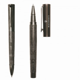 Imperor Ballpoint Pen & Rollerball Pen Set with Logo