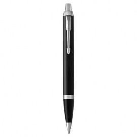 Parker IM Black Lacquer w/Chrome Trim Ballpoint Pen Custom Printed  Parker IM Black Lacquer w/Chrome Trim Ballpoint Pen Custom Printed