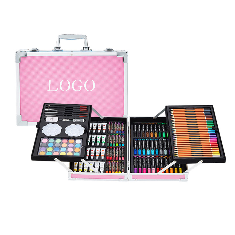 145Pcs Watercolor Pens Set Logo Branded 145Pcs Watercolor Pens Set Logo Branded
