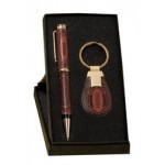 Ibellero Small Gift Box Set w/Pen & Key Chain Logo Branded