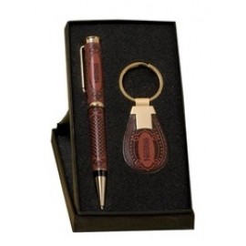 Ibellero Small Gift Box Set w/Pen & Key Chain Logo Branded