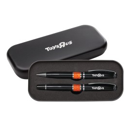 Custom Imprinted Valencia Ballpoint/Rollerball Set