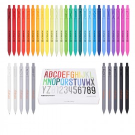 Kaco Alphabet and Number Pen Gift Set Custom Printed  Kaco Alphabet and Number Pen Gift Set Custom Printed