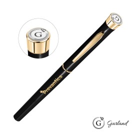 Garland Color Rollerball Pen - Gold Accent Logo Branded