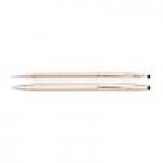 Custom Imprinted Cross Classic Century 14 Karat Gold Filled/Rolled Gold Pen and Pencil Set