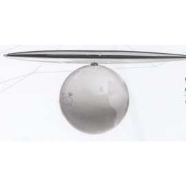 Optical Crystal Globe Spinning Pen Set Custom Imprinted