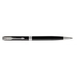 Parker Sonnet Lacquered Black Ballpoint Pen With Chrome Trim Custom Printed