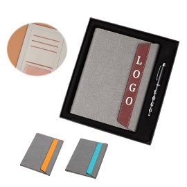Business Journal With Pen Gift Set with Logo